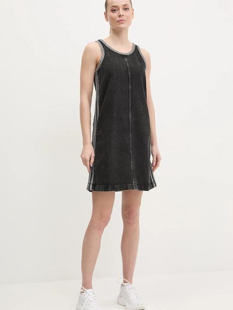 adidas Originals sukienka jeansowa DENIM 3S DRESS - zdjęcie produktu nr 2