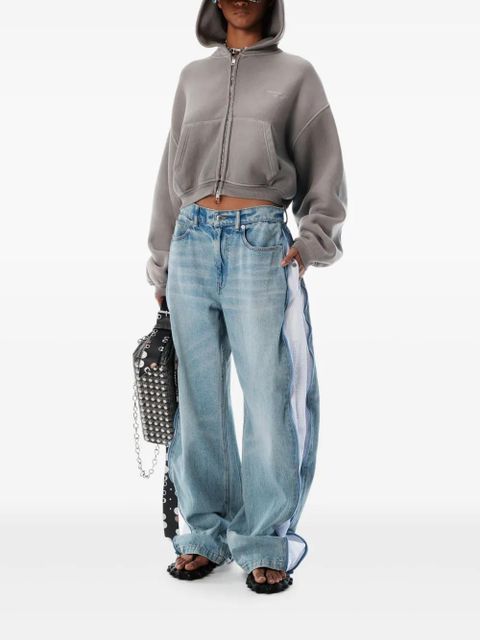 Alexander Wang zip-detail jeans - Blue - zdjęcie produktu nr 2