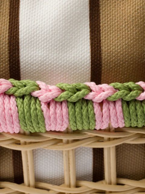 Prada mini Wicker shoulder bag - Neutrals