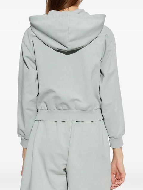 Moschino zip-up hoodie - Blue