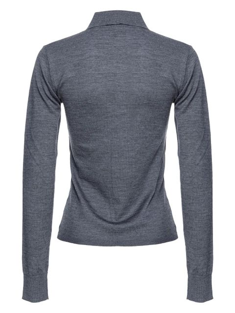 PINKO Liquoroso polo top - Grey - zdjęcie produktu nr 2