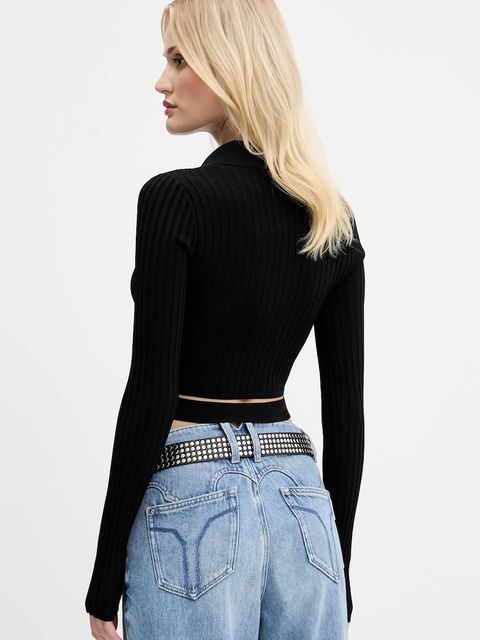 Miss Sixty sweter damski kolor czarny lekki 6S2RJ03800