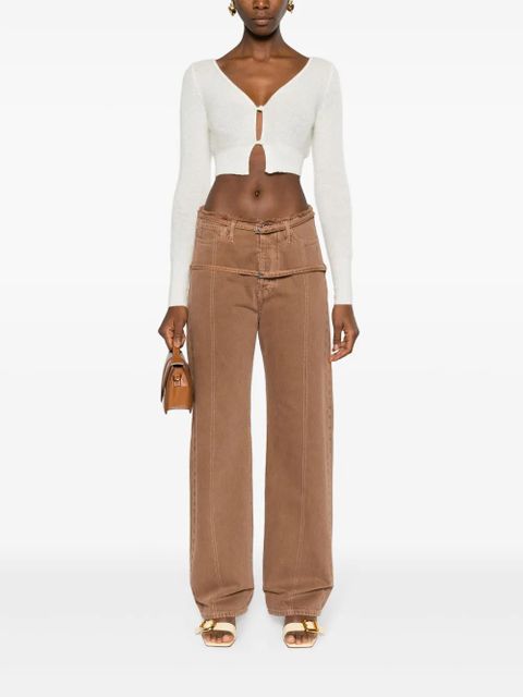 Jacquemus Le Cardigan Alzou cropped jacket - Neutrals - zdjęcie produktu nr 2