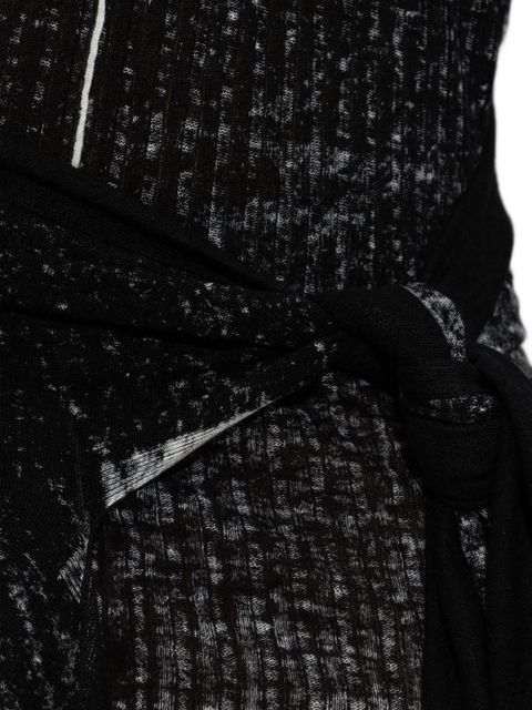 Diesel M-Egaknot mini dress. - Black