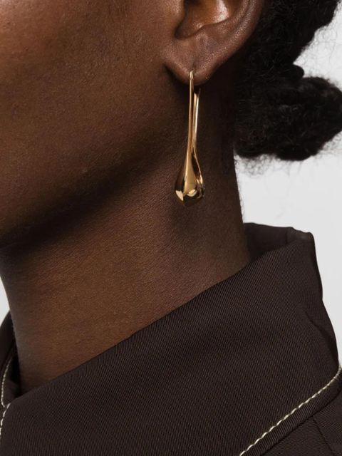 LEMAIRE Short drop earrings - Gold - zdjęcie produktu nr 2