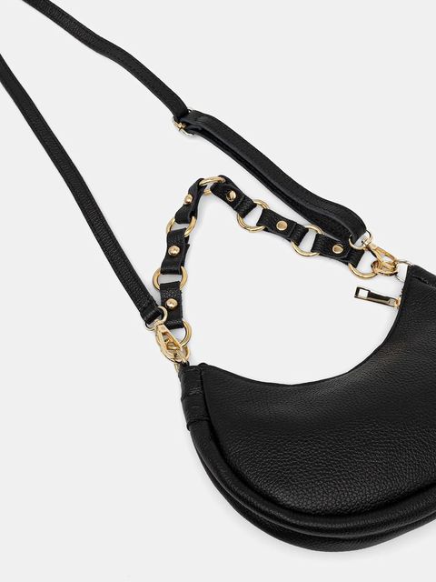 Answear.LAB torebka skórzana kolor czarny - zdjęcie produktu nr 2