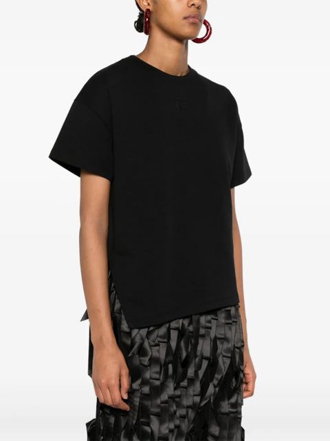 LOEWE Anagram-embroidered T-shirt - Black
