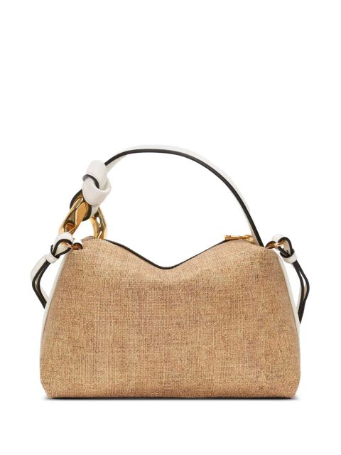 JW Anderson small JWA Corner leather tote bag - Neutrals