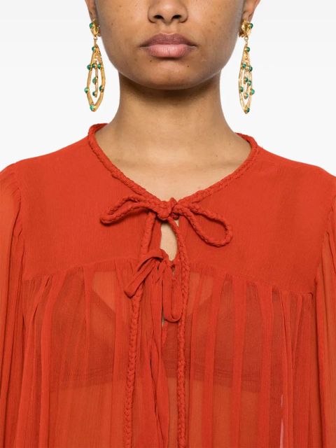 ISABEL MARANT Ametissa blouse - Red