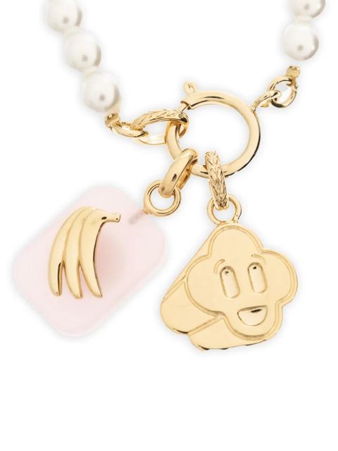 Casablanca icon pearl bracelet - Gold