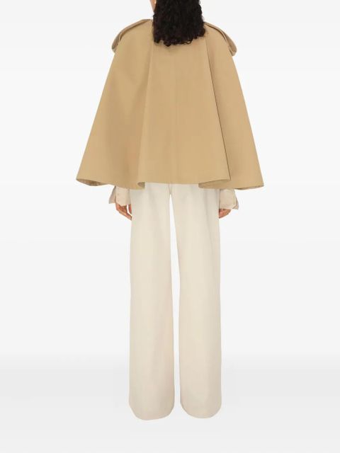 Burberry cotton cape - Neutrals