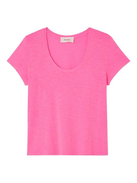 American Vintage Jacksonville scoop-neck T-shirt - Pink - zdjęcie produktu nr 1