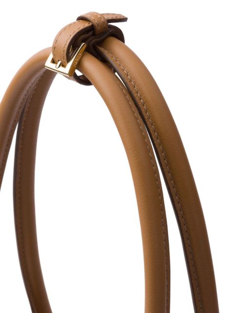 Prada large leather tote bag - Brown