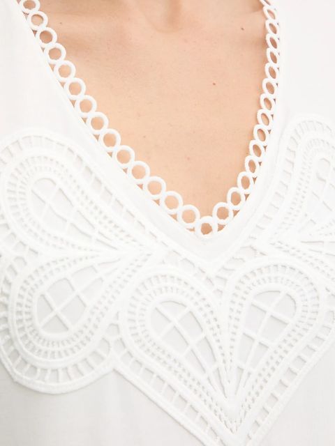 Morgan t-shirt damski kolor biały DOMASKA - zdjęcie produktu nr 2