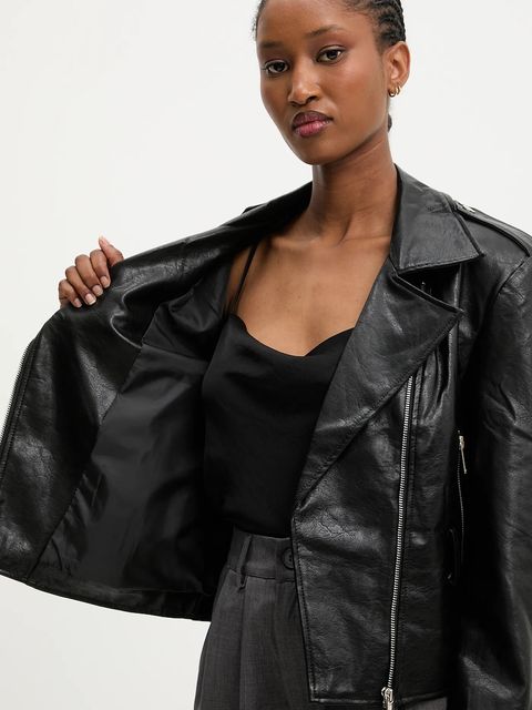 Answear.LAB ramoneska kolor czarny przejściowa