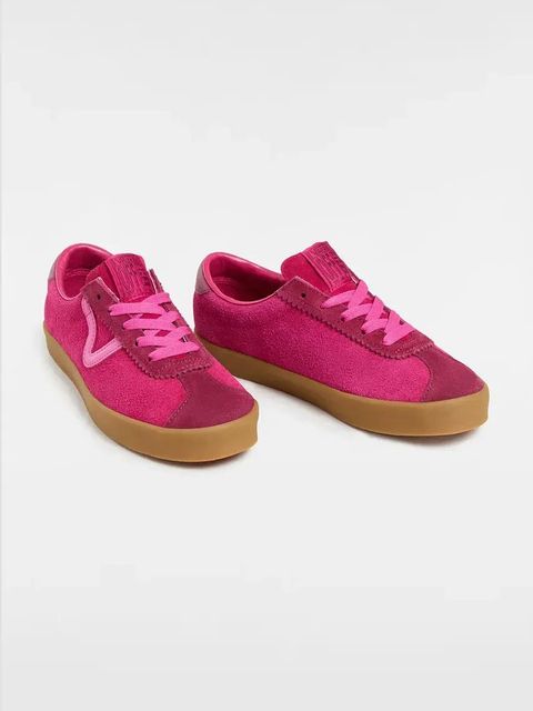 Vans tenisówki zamszowe Sport Low kolor różowy VN000CQRYLZ1