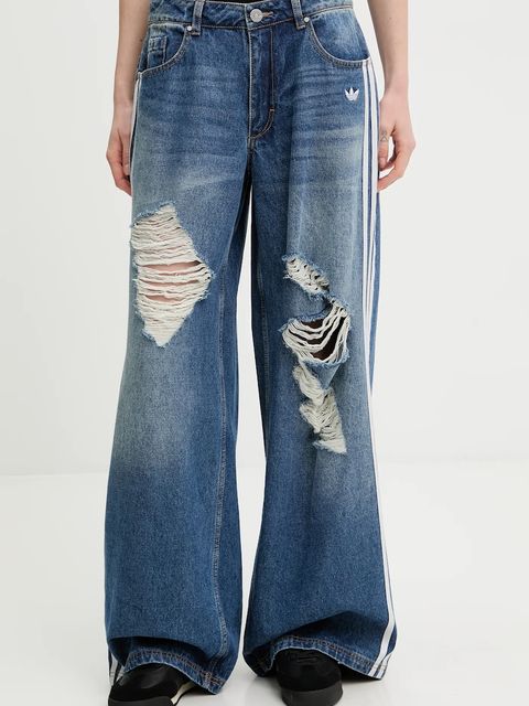 adidas Originals jeansy 0 damskie kolor niebieski KE3300 - zdjęcie produktu nr 1