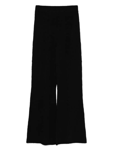 Guest In Residence bouclé flared trousers - Black - zdjęcie produktu nr 2