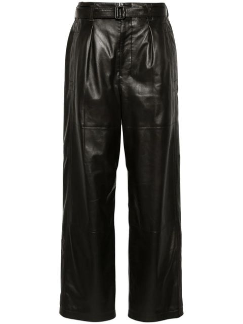 LEMAIRE belted pants - Brown - zdjęcie produktu nr 1