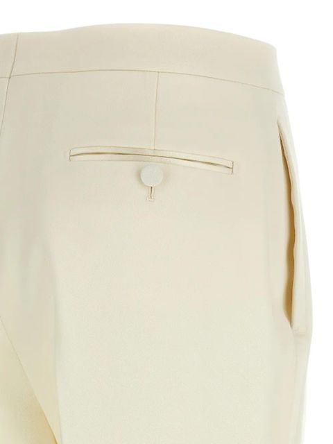 TOM FORD creased tuxedo trousers - White