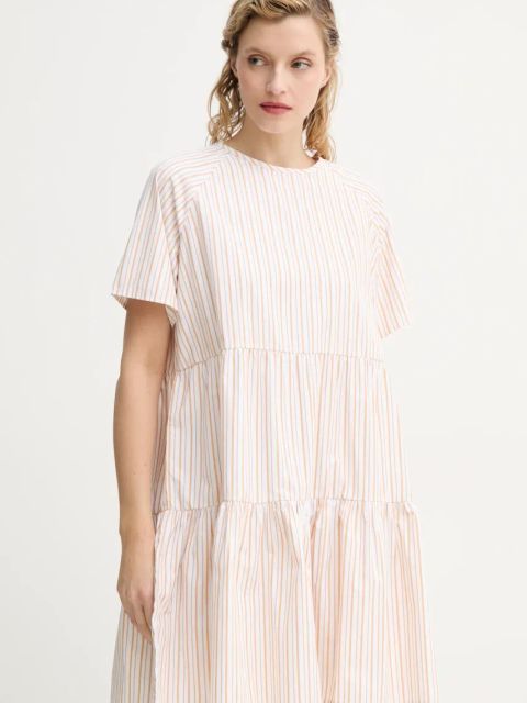 2NDDAY sukienka Loretta kolor biały mini oversize 2252128245