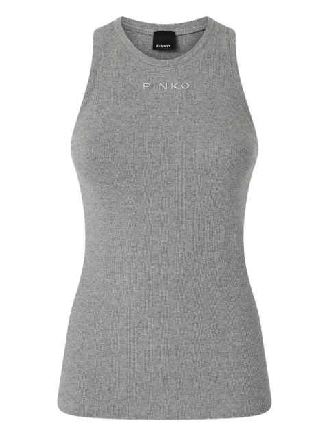 PINKO ribbed-knit top - Grey - zdjęcie produktu nr 1