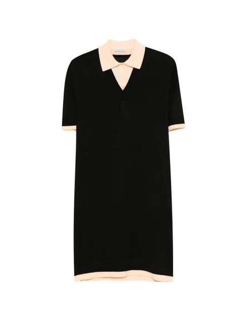 Moncler polo-collar mini dress - Black - zdjęcie produktu nr 1