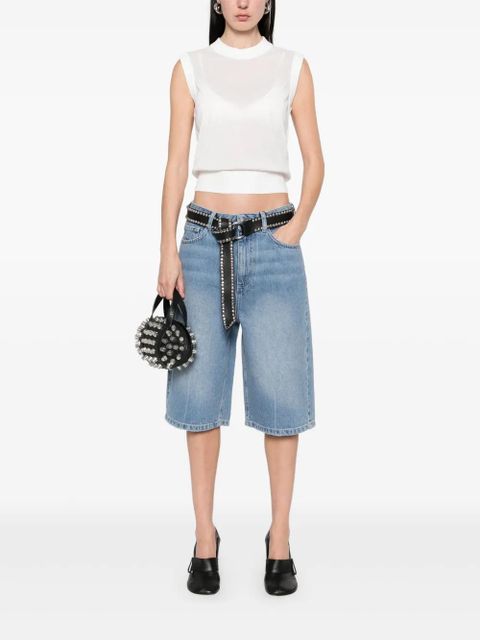 Alexander Wang mock-neck tank top - White