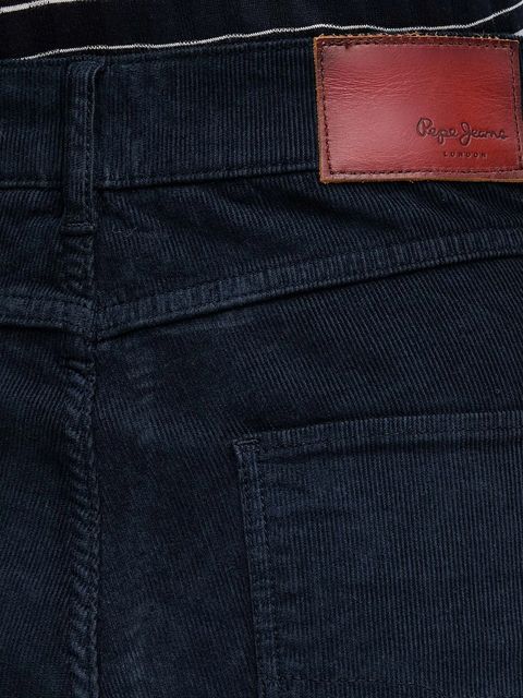 Pepe Jeans spodnie damskie kolor granatowy proste high waist PL21000038 - zdjęcie produktu nr 2