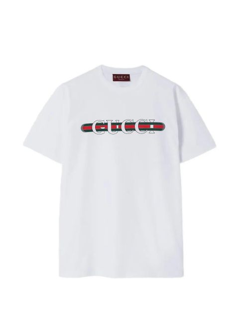 Gucci logo-print T-shirt - White - zdjęcie produktu nr 1