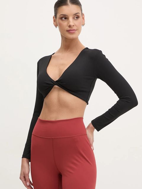 JOYINME longsleeve do jogi Luna Twist kolor czarny Luna Twist