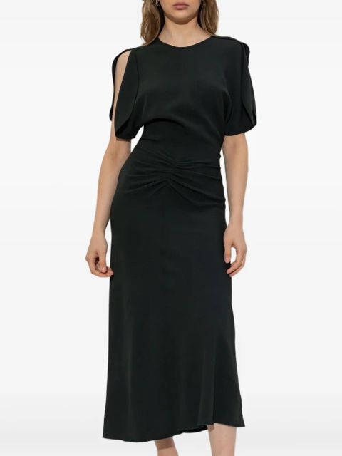 Victoria Beckham puff-sleeved dress - Green