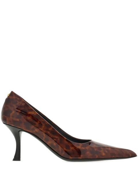 Ferragamo 70mm tortoiseshell pumps - Brown - zdjęcie produktu nr 1