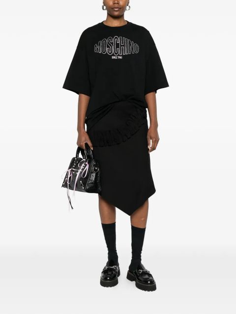 Moschino logo-detail T-shirt - Black - zdjęcie produktu nr 2