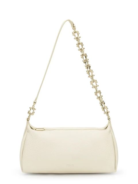 Tous torebka skórzana FOLD kolor beżowy 2002306701 - zdjęcie produktu nr 1