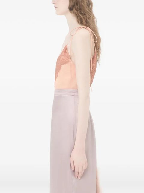 Valentino Garavani crepe de chine top - Pink