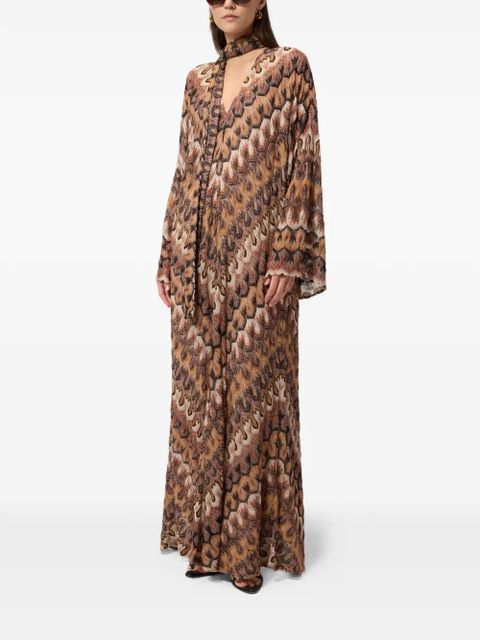 Missoni long sleeved dress - Brown - zdjęcie produktu nr 2