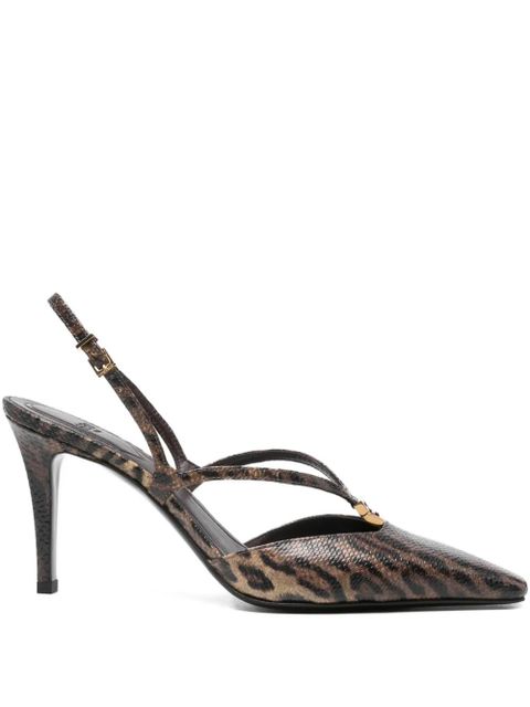 FENDI 80mm Fendi FFold pumps - Brown - zdjęcie produktu nr 1