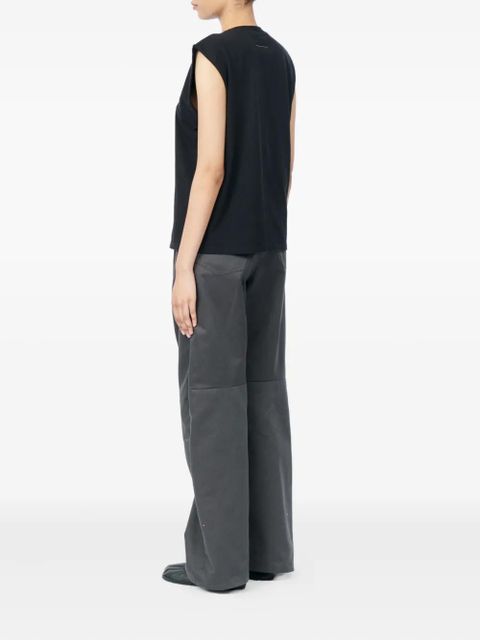 MM6 Maison Margiela crew-neck vest - Black