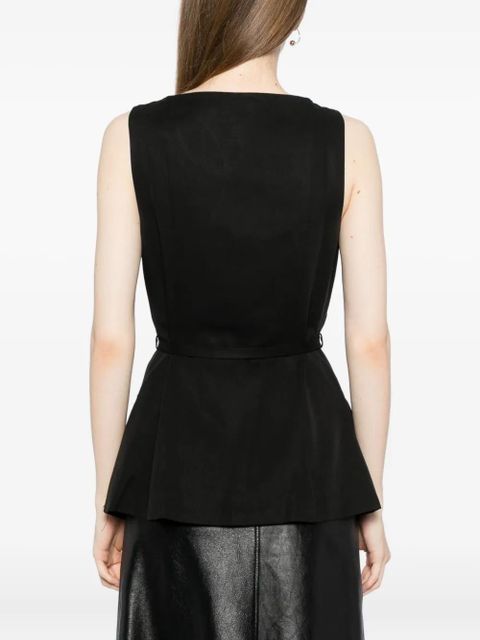 Reformation Camellia top - Black