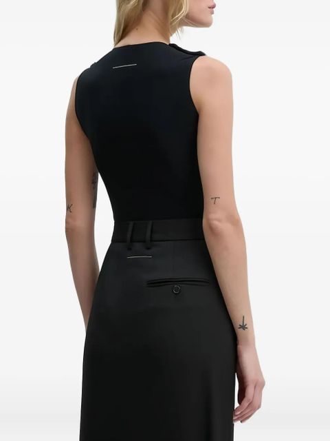 MM6 Maison Margiela Numbers-motif body - Black - zdjęcie produktu nr 2