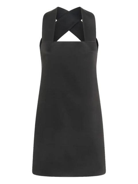 KHAITE cross-over backless mini dress - Black - zdjęcie produktu nr 1