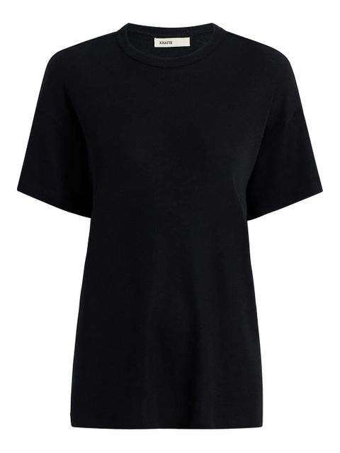 KHAITE cashmere T-shirt - Black - zdjęcie produktu nr 1