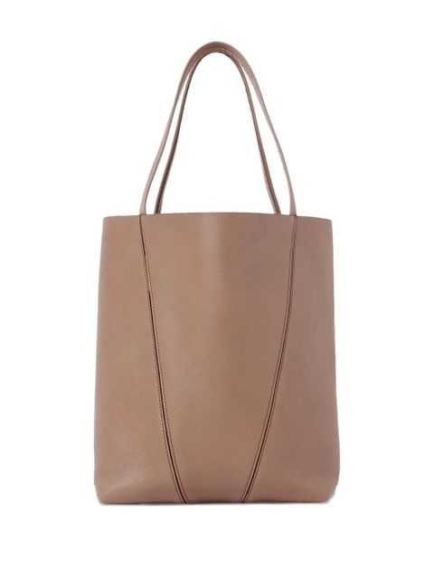 Chloé medium Spin leather chain-detail tote bag - Pink - zdjęcie produktu nr 2