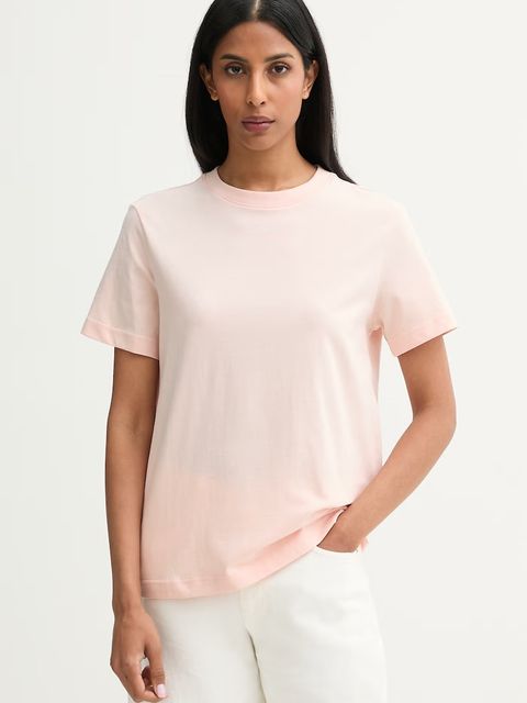 Calvin Klein T-shirt damski bawełniany - zdjęcie produktu nr 1
