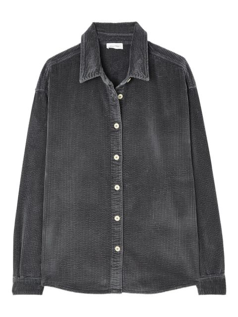 American Vintage buttoned corduroy shirt - Grey - zdjęcie produktu nr 1