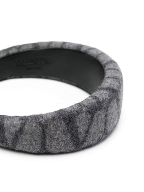 Valentino Garavani VLogo headband - Grey