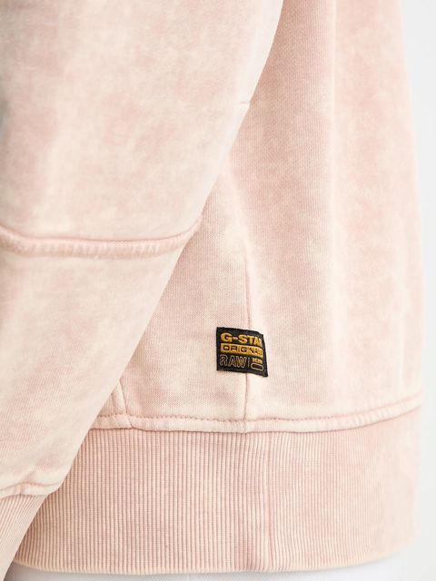 G-Star bluza bawełniana 0 damska kolor beżowy gładka D27167.D969