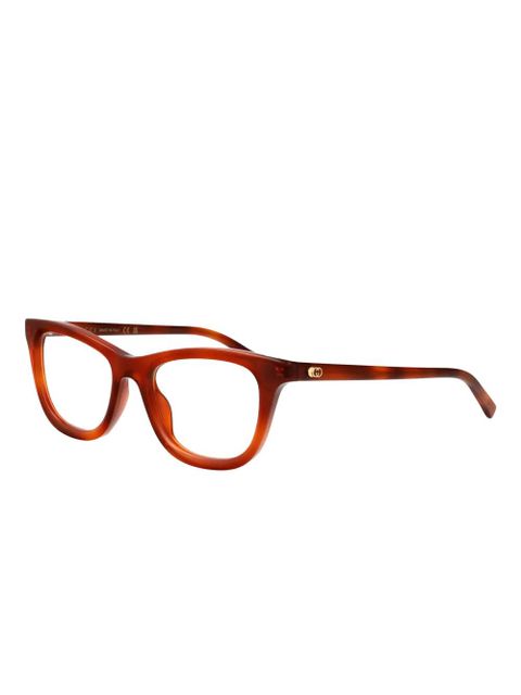Gucci Eyewear square-frame glasses - Brown