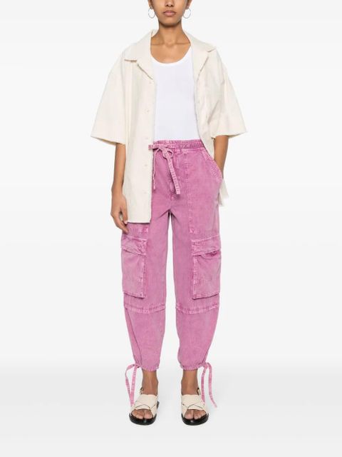 MARANT ÉTOILE Ivy cargo trousers - Pink